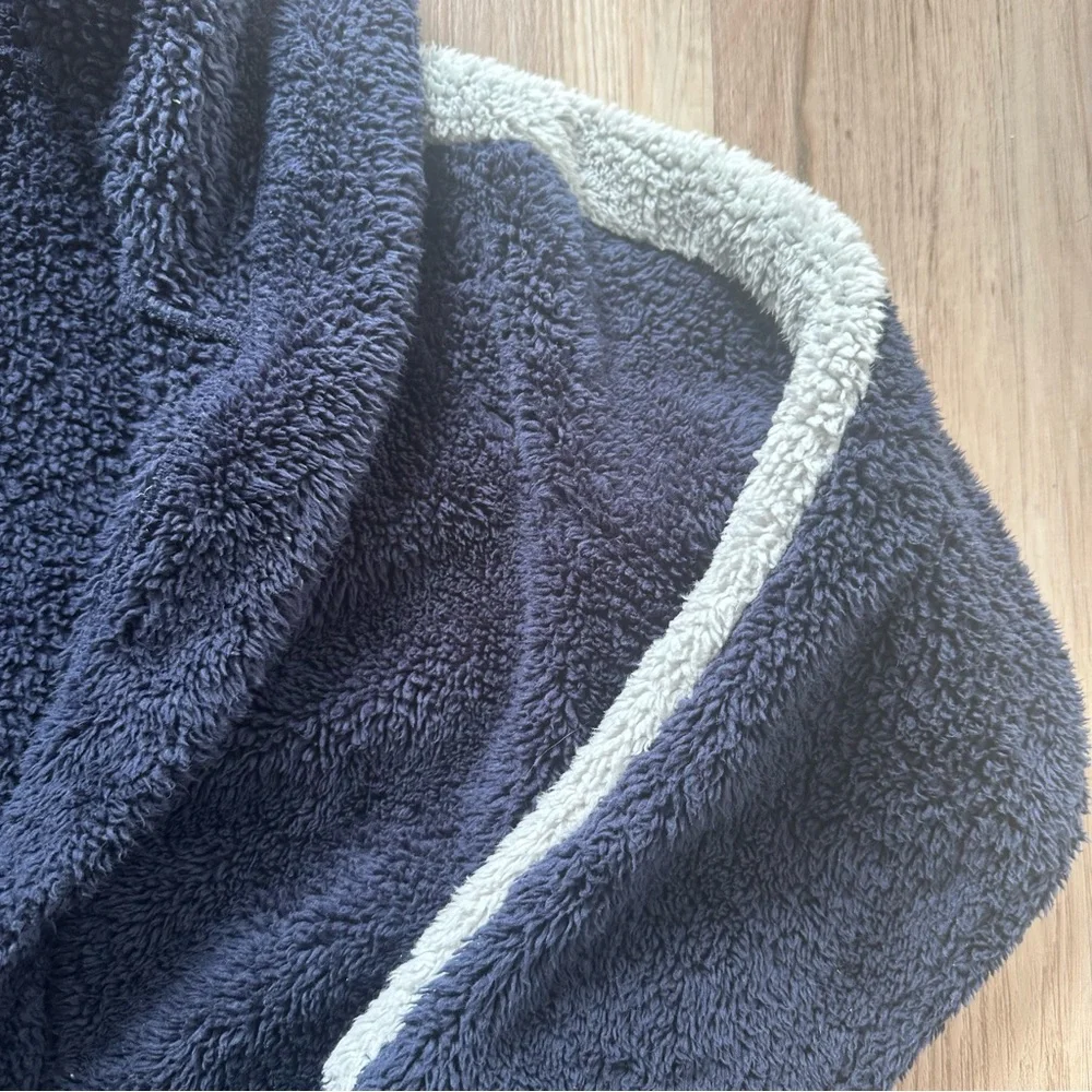 Gymboree Boys Navy Kids Thick fleece Robe 7-8